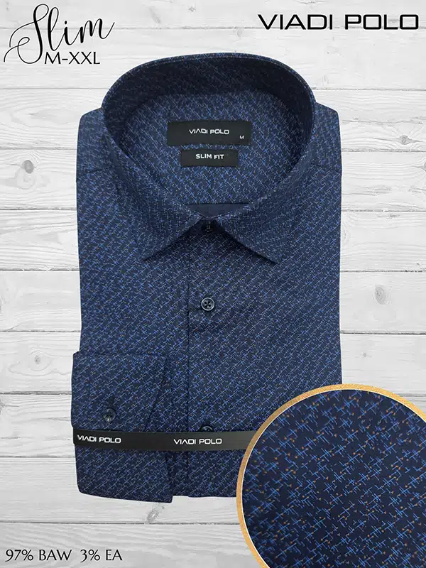 Koszula ELASTAN slim we wzory M-XXL