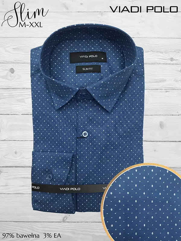 Koszula ELASTAN slim we wzory M-XXL