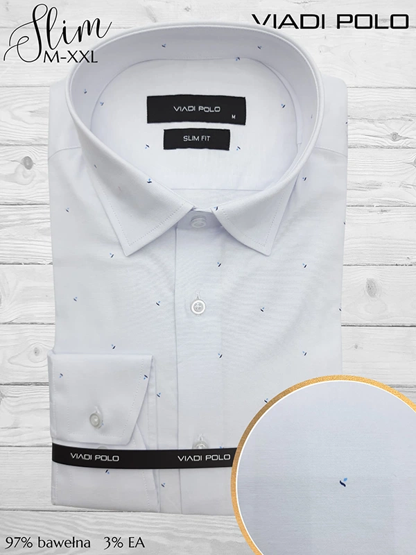 Koszula ELASTAN  slim we wzory M-XXL