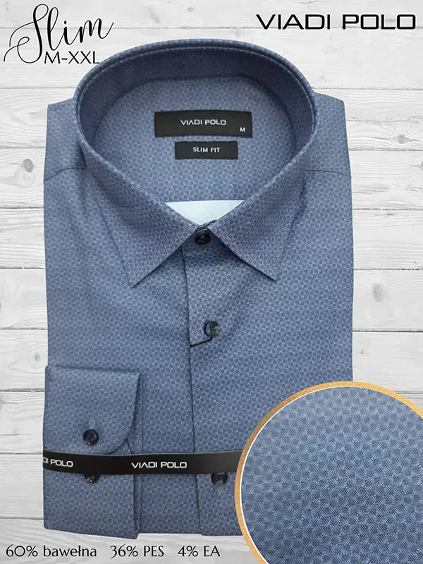 Koszula ELASTAN  slim we wzory M-XXL
