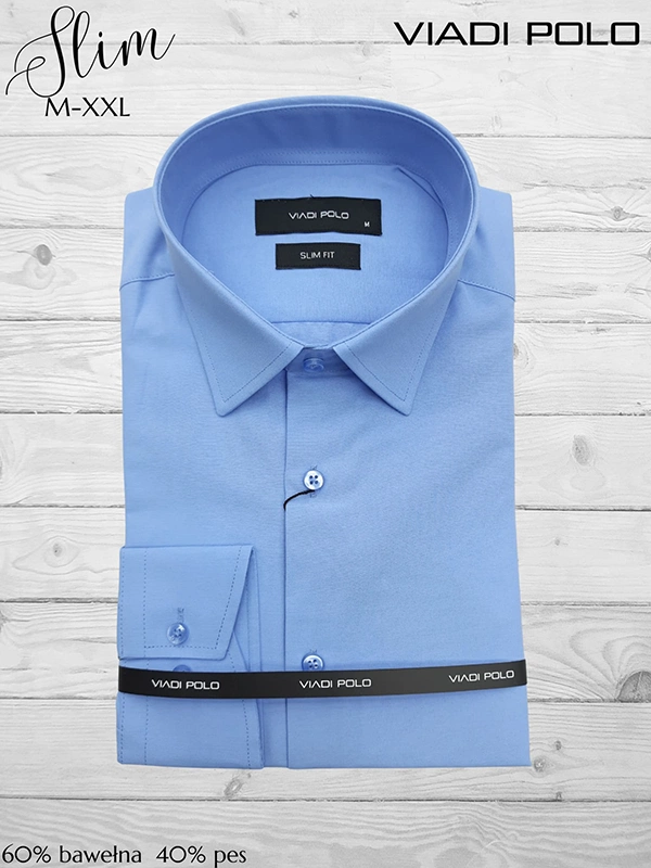 Koszula slim gładkie M-XXL