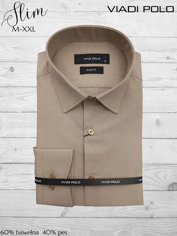 Koszula slim gładkie M-XXL
