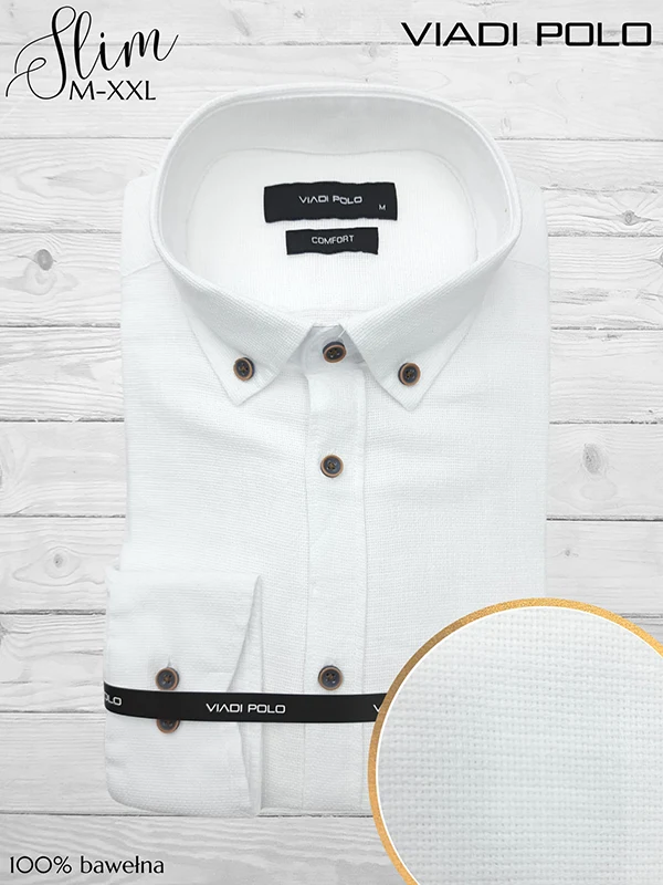 Koszula męska ze KOŁNIERZYK 100% Bawełna LEN lniana comfort