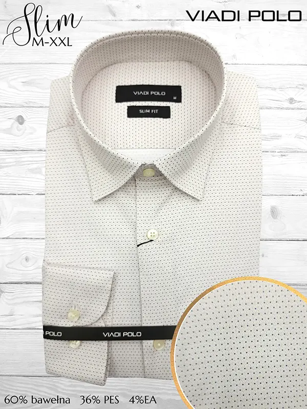 Koszula ELASTAN  slim we wzory M-XXL