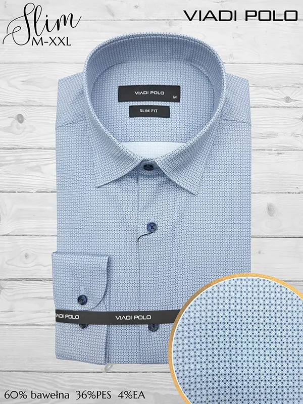 Koszula ELASTAN  slim we wzory M-XXL