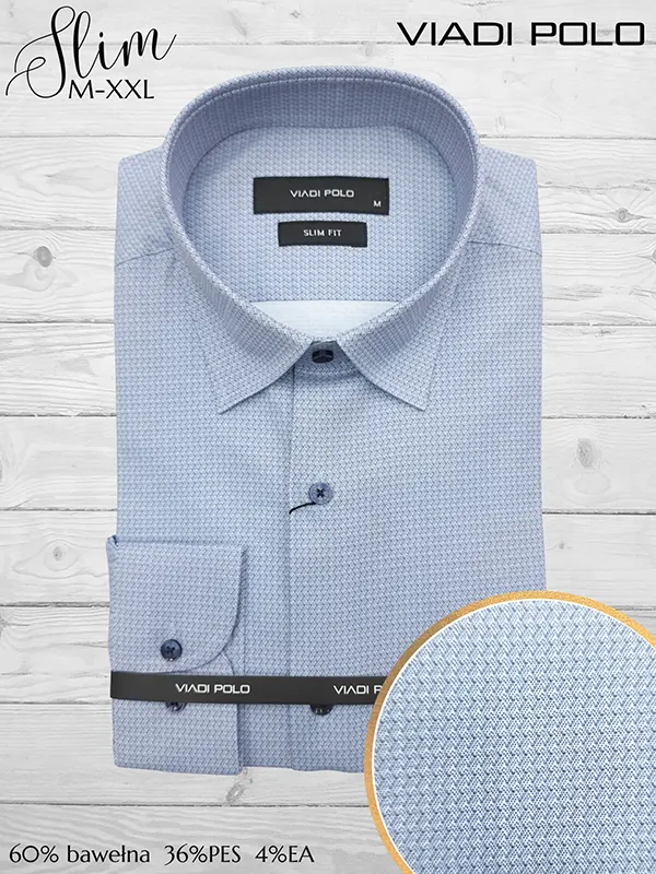 Koszula ELASTAN  slim we wzory M-XXL